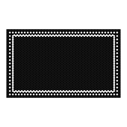 Brooks FloorFlat | Solid Black - Premium Vinyl Mat