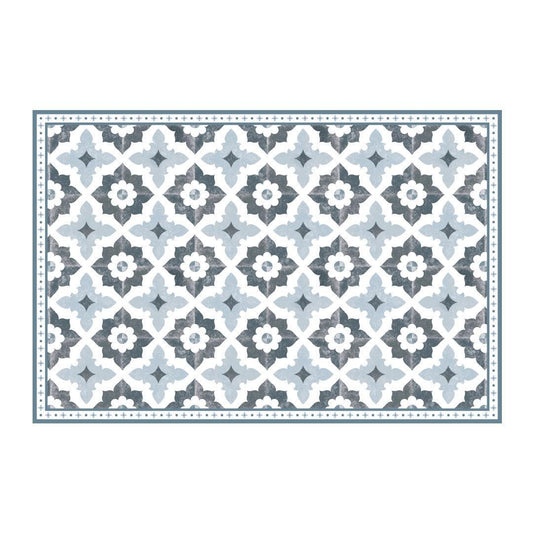 Sarah  | Blue - Premium Vinyl Floor Mat