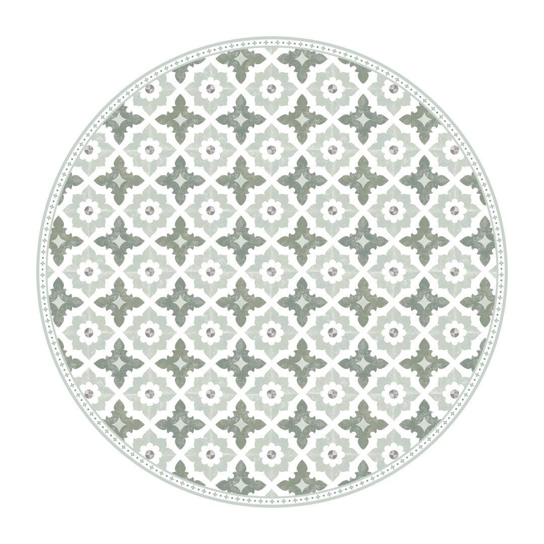 Sarah | Green - Premium Vinyl Mat