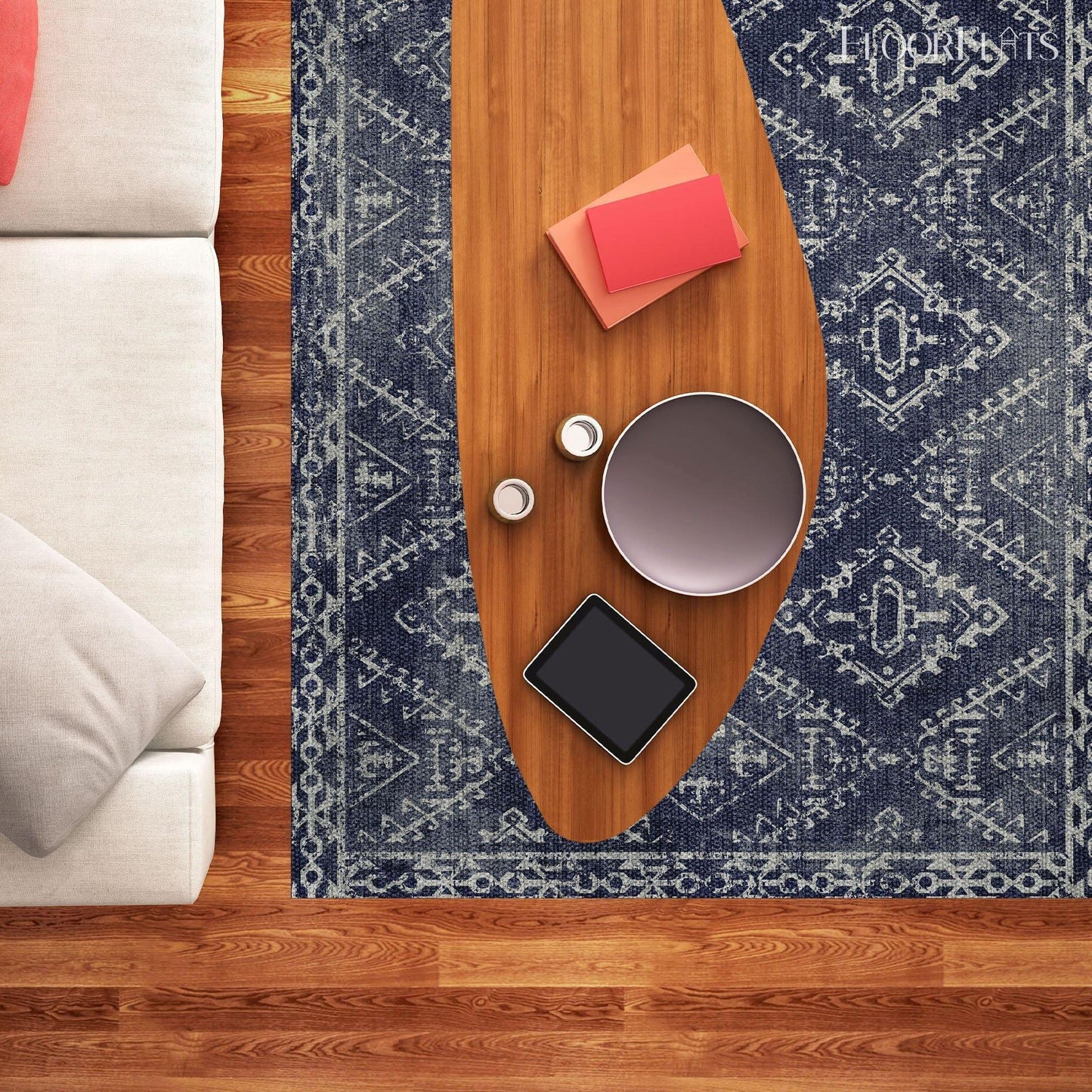 McCall FloorFlat | Navy - Premium Vinyl Mat
