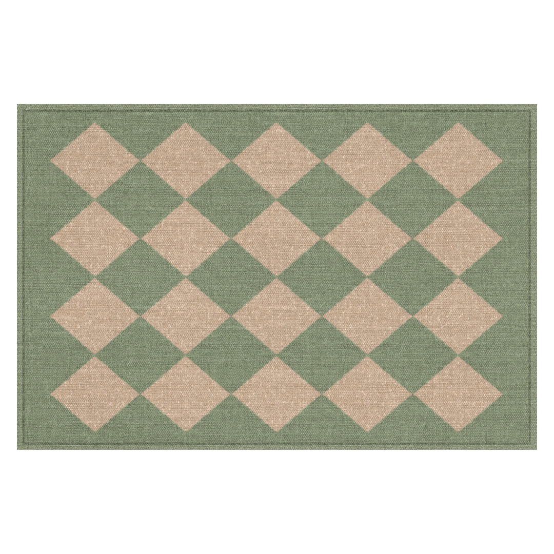 3acrehomestead Charlie FloorFlat | Green - Premium Vinyl Mat