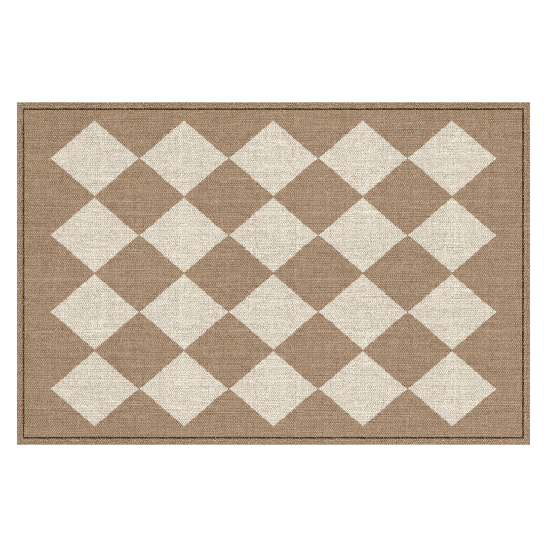 3acrehomestead Charlie FloorFlat | Cream - Premium Vinyl Floor Mat