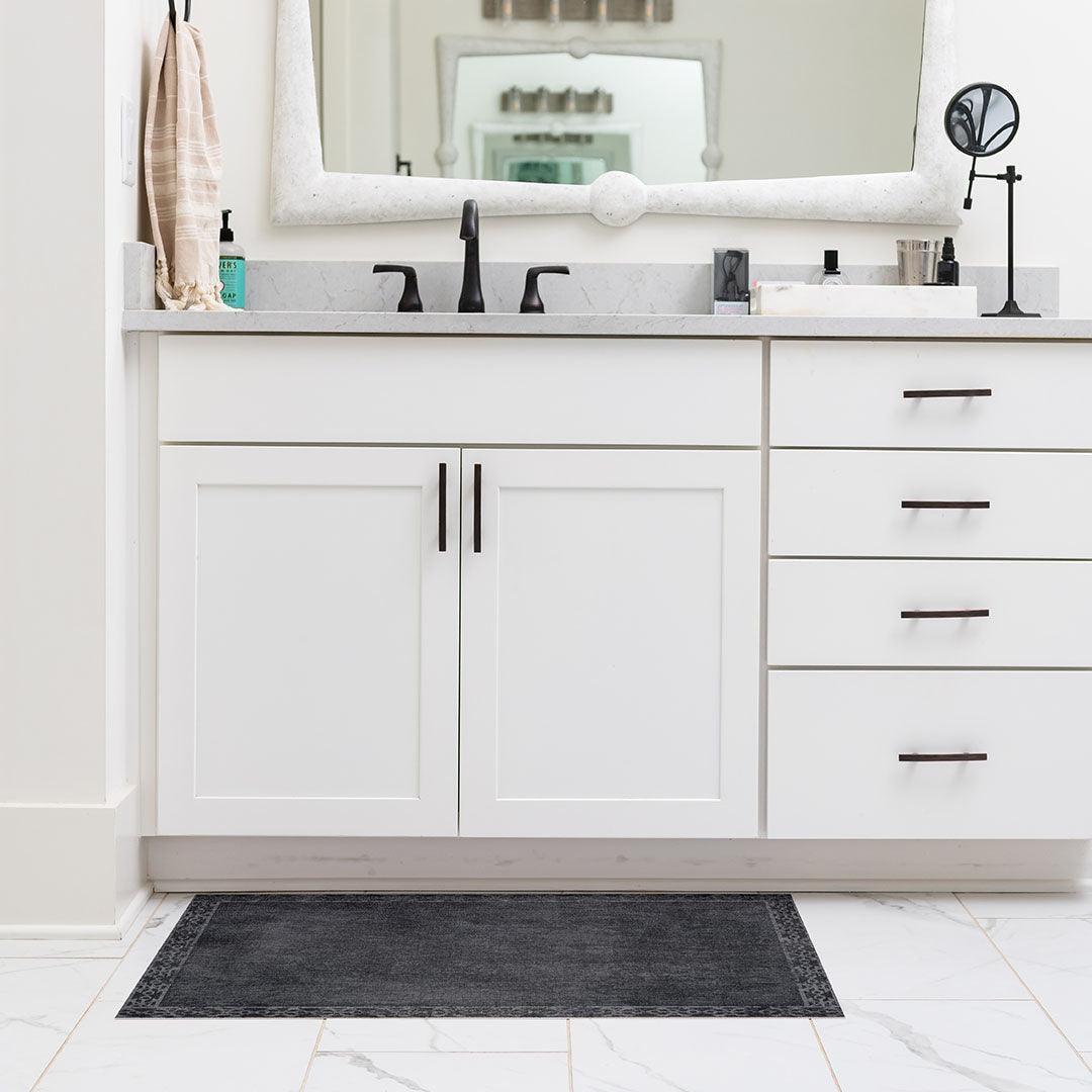Evelyn  | Charcoal - Premium Vinyl Mat