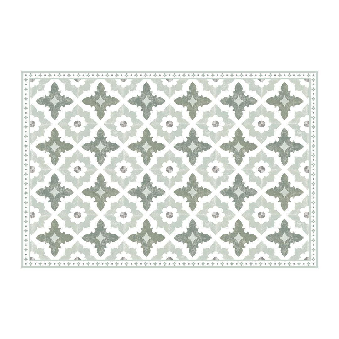 Sarah | Green - Premium Vinyl Mat