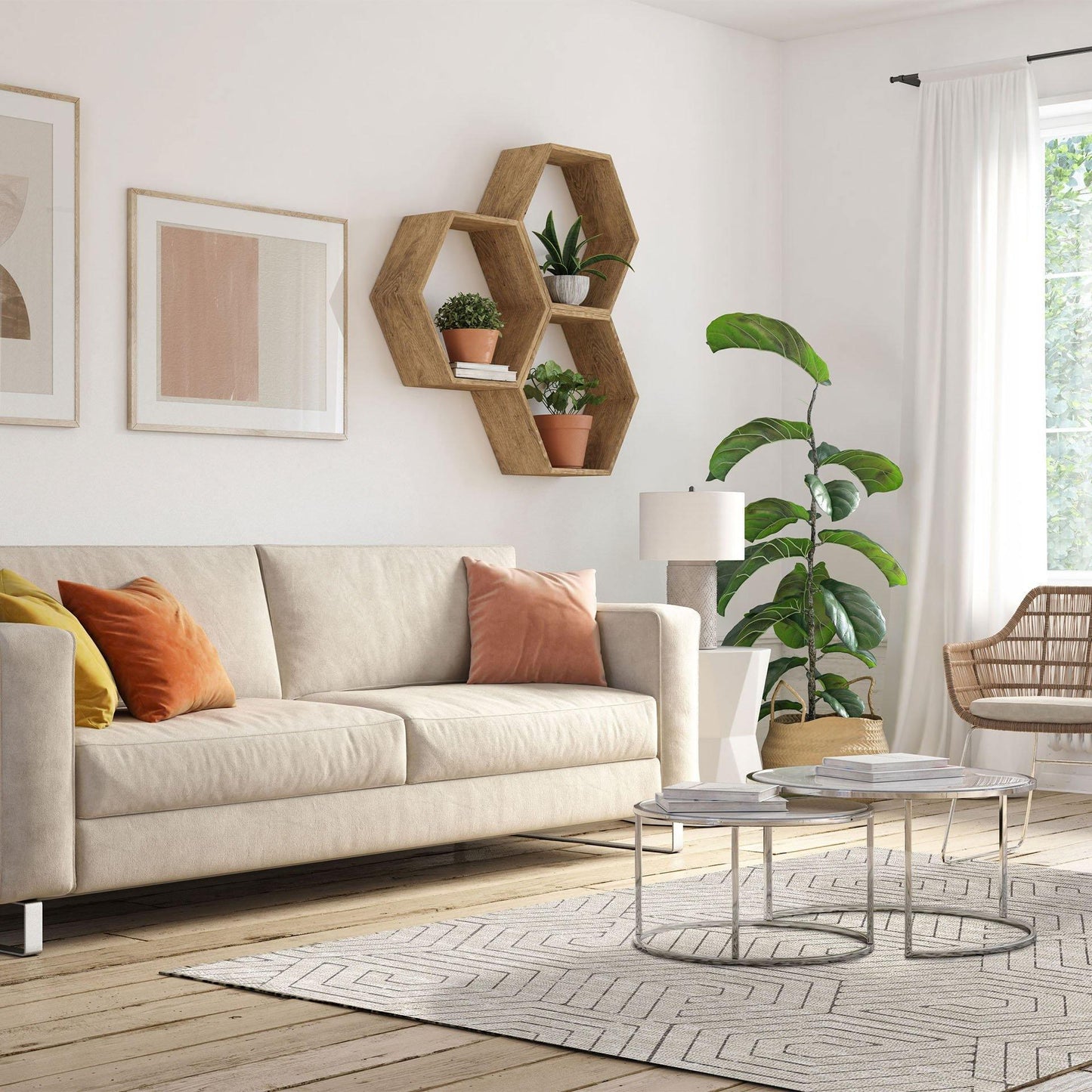 Camden FloorFlat | Beige - Premium Vinyl Mat