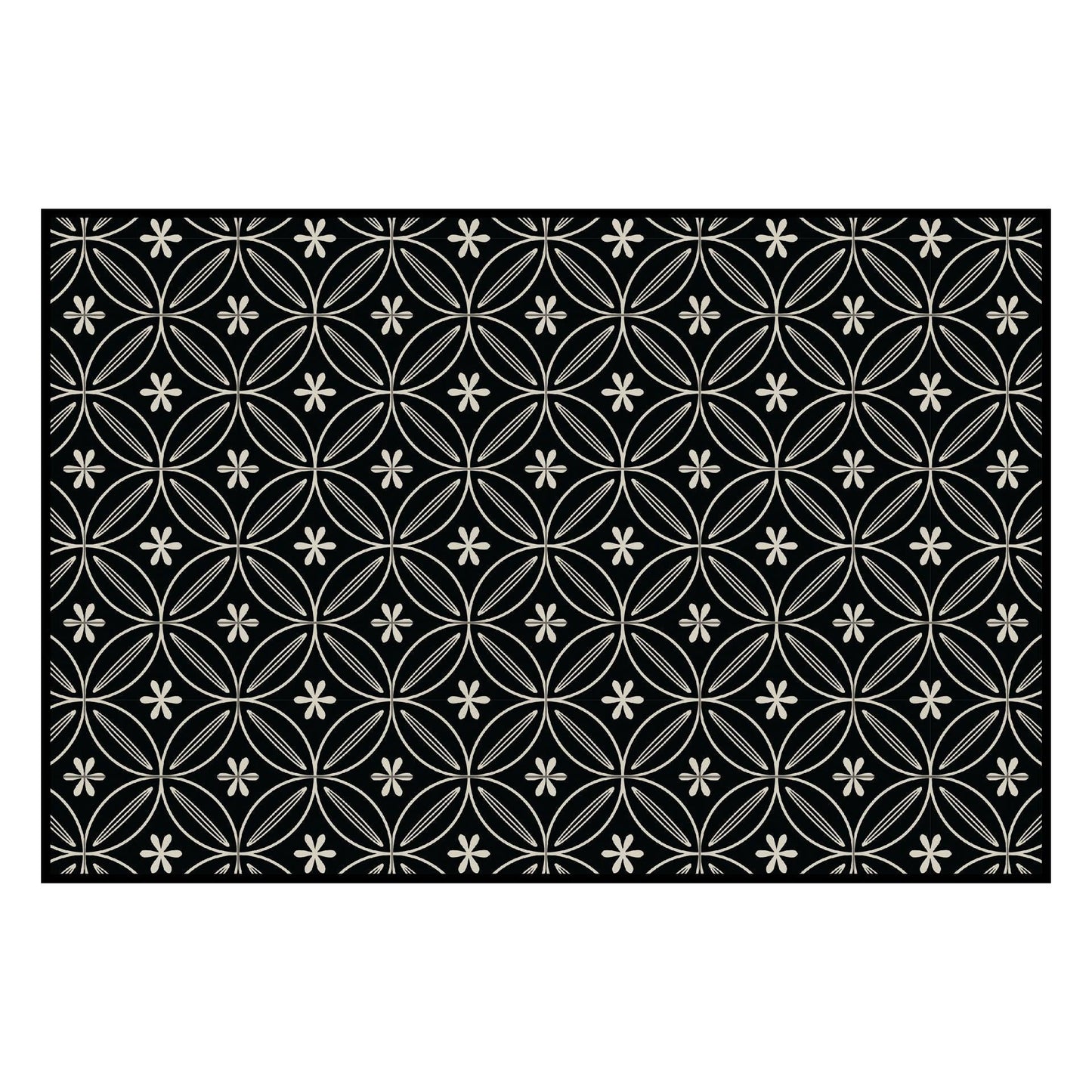 Grace FloorFlat | Black - Premium Vinyl Floor Mat